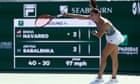 Navarro secures stunning point over Sabalenka in incredible rally – video