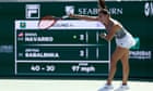 Navarro secures stunning point over Sabalenka in incredible rally - video