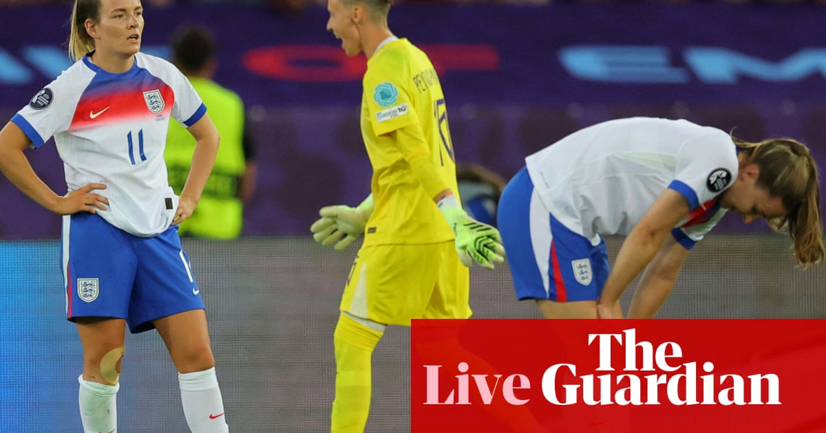 France 2-1 England: Women’s Euro 2025 – live
