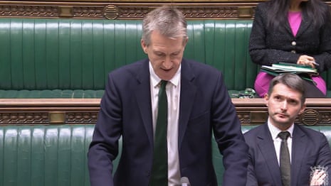 Dan Jarvis hablando en la Cámara de los Comunes