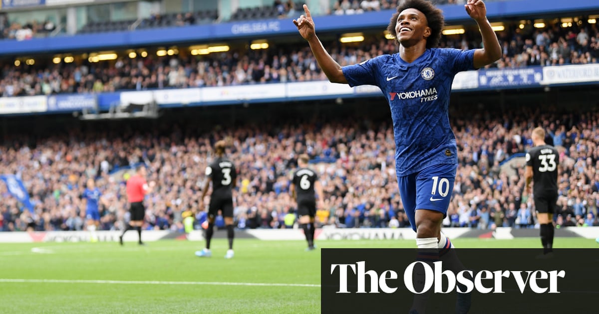 Willian’s deflected effort seals deserved win for Chelsea over Brighton