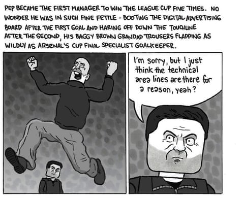 David Squires on … big calls and cheeky Cherki at the Carabao Cup final, panel 6
