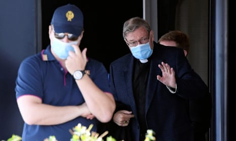 George Pell arrives at Rome’s Fiumicino airport