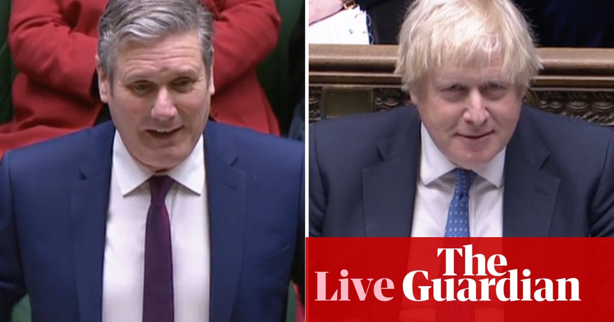 PMQs: Boris Johnson faces Keir Starmer as Tories insist prime minister is not losing grip – UK politics live