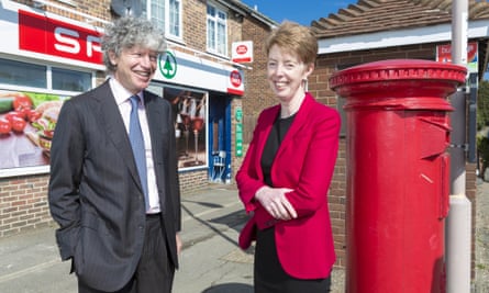 Tim Parker and Paula Vennells at a branch opening in 2016