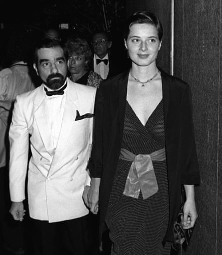 With then husband Martin Scorsese in 1981 in New York.