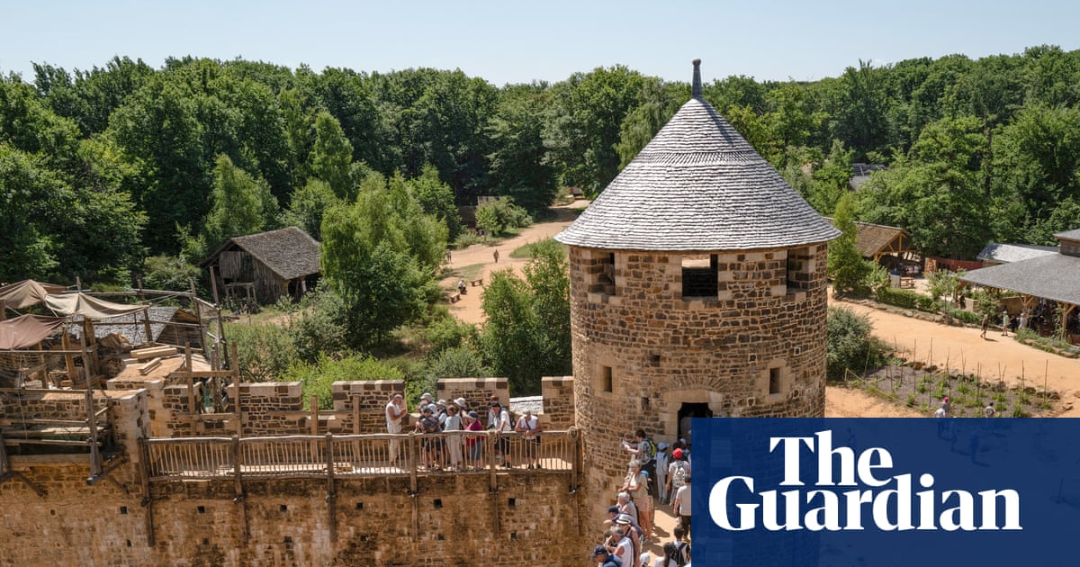 ‘It’s back to the future’: the 13th-century castle built by hand in France