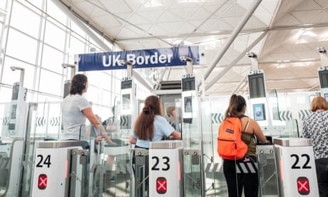 Travellers faced long queues at major UK airports after electronic passport gates failed
