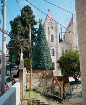 Samar’s grandmother’s street, church, Nazareth