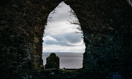 A view of Lough Neagh from the old monastery at the Cross of Ardboe.