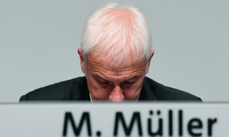 VW’s chief executive Matthias Müller