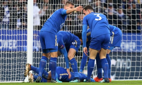 Leicester City’s Demarai Gray takes pains to sink Burnley