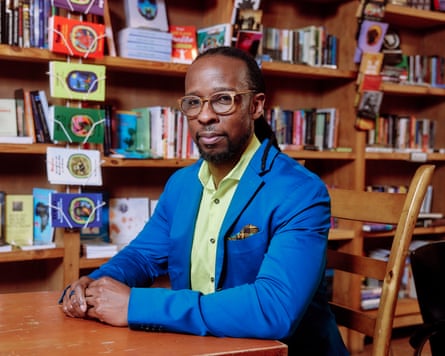 Ibram X Kendi at Sankofa Video and Books Cafe in Washington DC.