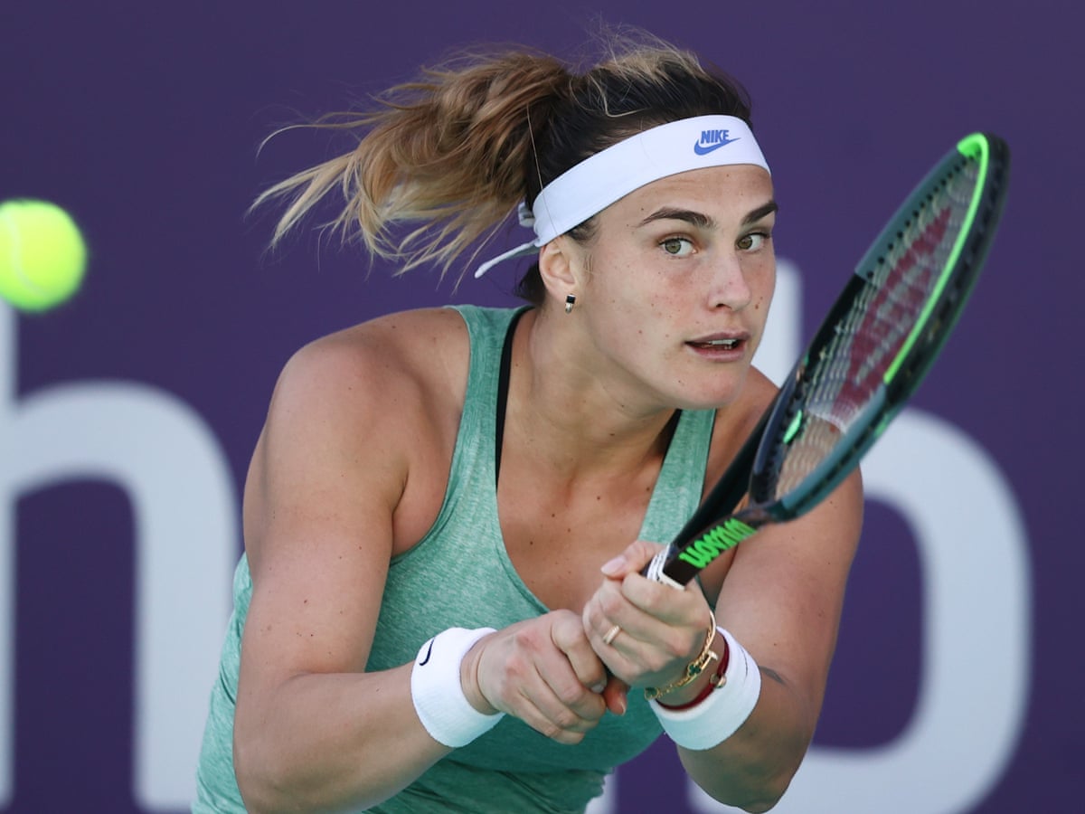 Aryna Sabalenka strives to underline her potential on the big stage | Tennis | The Guardian