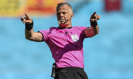 Björn Kuipers, who will referee Italy v England in the Euro 2020 final on Sunday.