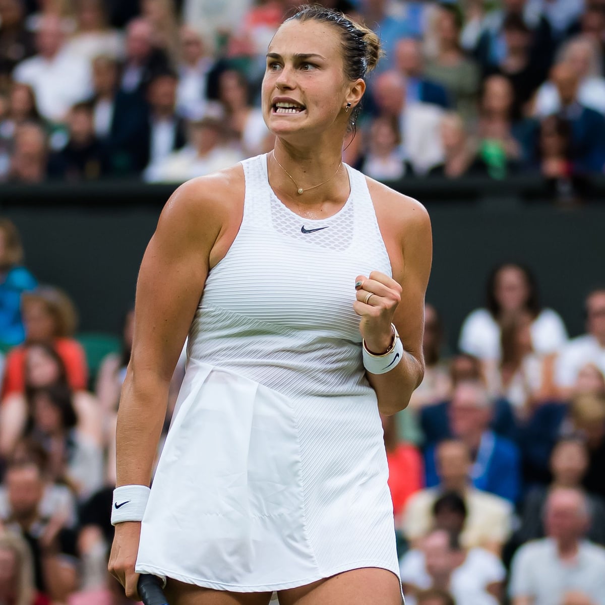 Aryna Sabalenka Beats Ons Jabeur To Reach First Wimbledon Semi Final Wimbledon The Guardian Aryna Sabalenka Beats Ons Jabeur To Reach First Wimbledon Semi Final Wimbledon The Guardian