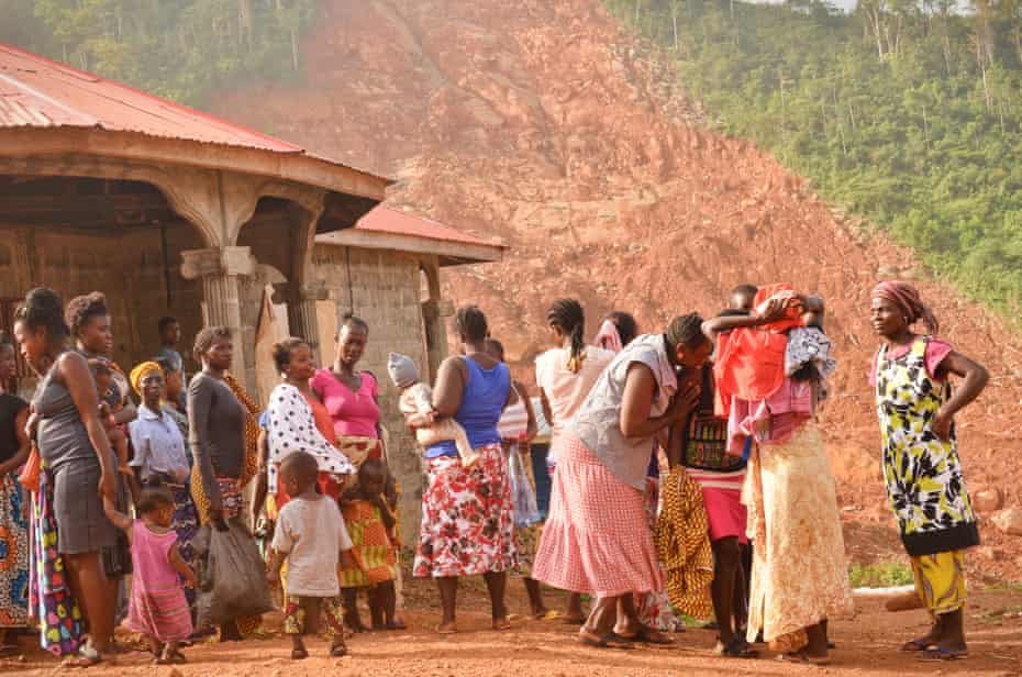 Survivors of mudslides in Freetown fear they will be evicted from informal shelters. 