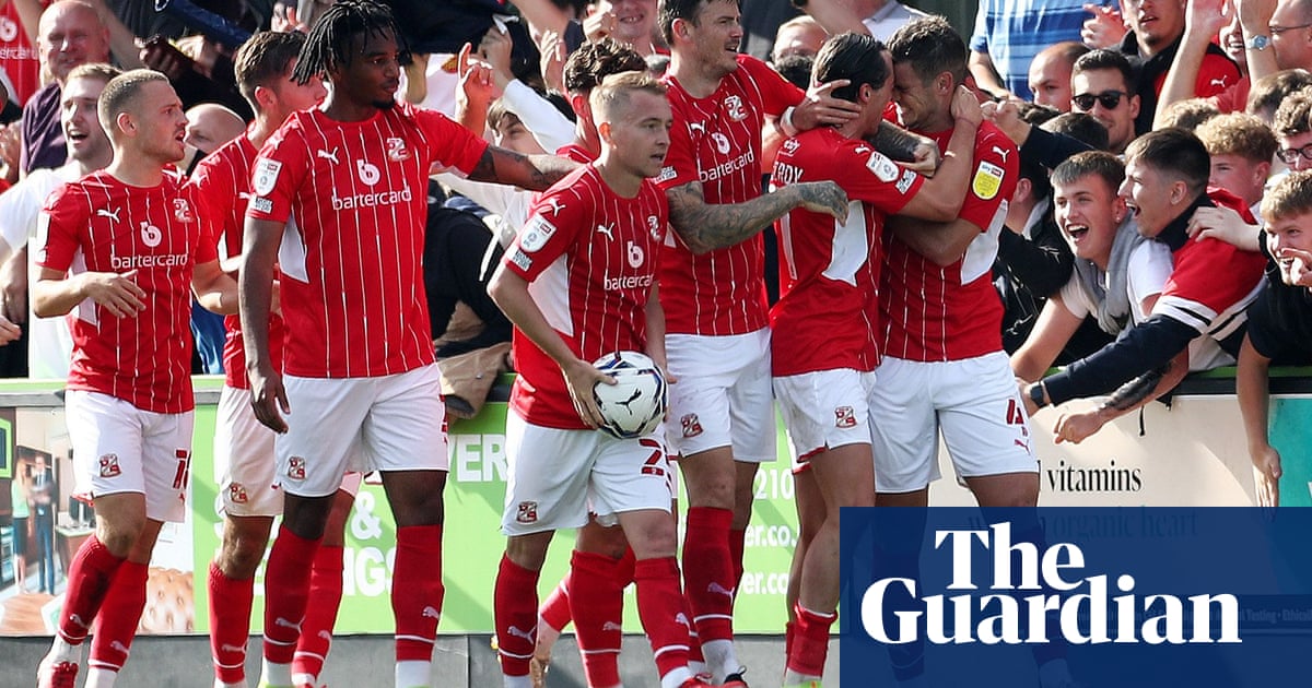 ‘You could see a change’: how Swindon bounced back to target Manchester City upset