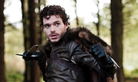Richard Madden as Robb Stark in Game Of Thrones.