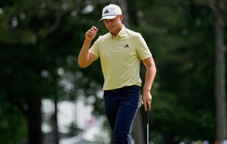 US PGA Championship 2025: day one golf updates – live Ludvig Aberg allows himself a wry smile