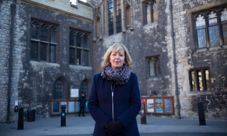 Melissa Benn outside Westminster school. The annual fees amount to a year’s pay for many in Britain. 