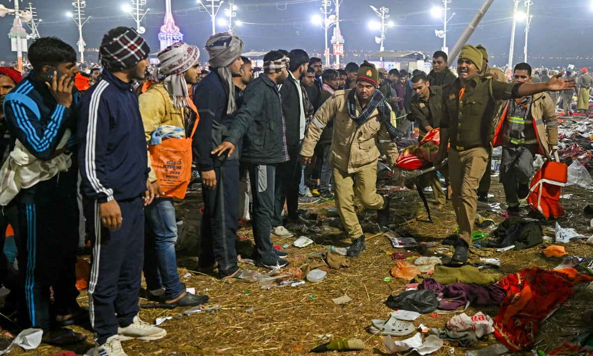 Dozens feared dead in crowd crushes at Kumbh Mela religious festival in India | Kumbh Mela | The Guardian