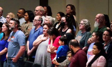 people stand and look forward