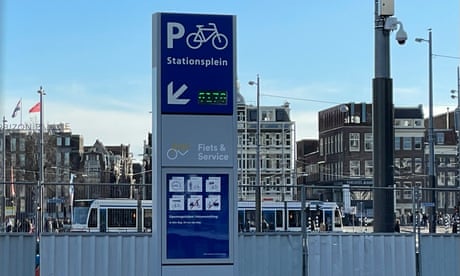 Underwater bike garage solves Amsterdam station’s storage headache