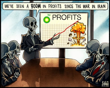 Ben Jennings on BP’s Iran war profits