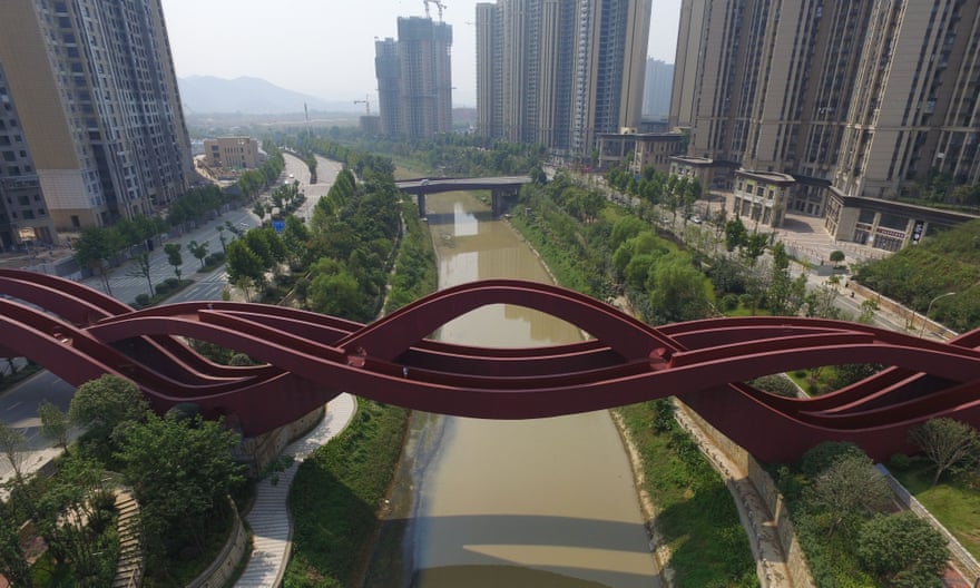 Lucky Knot bridge in Changsha, China
