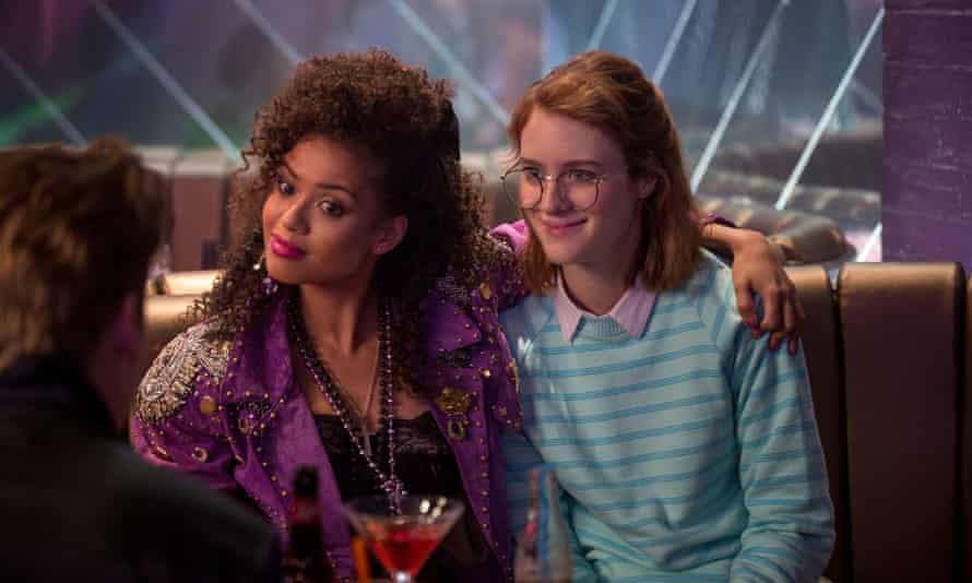 'A pastel-coloured paradise' ... Gugu Mbatha-Raw and Mackenzie Davis in San Junipero.