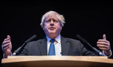 Boris Johnson addresses the 2018 Conservative party conference