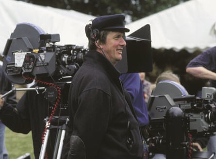 Mike Newell on set.