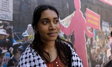 Nirvana Talukder, 16, was a key speaker at the Sydney School Strike 4 Climate.