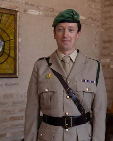 Maj Paul Wilks in uniform