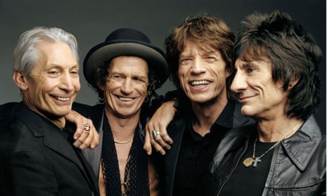 Bluesmen ... Charlie Watts, Keith Richards, Mick Jagger and Ronnie Wood