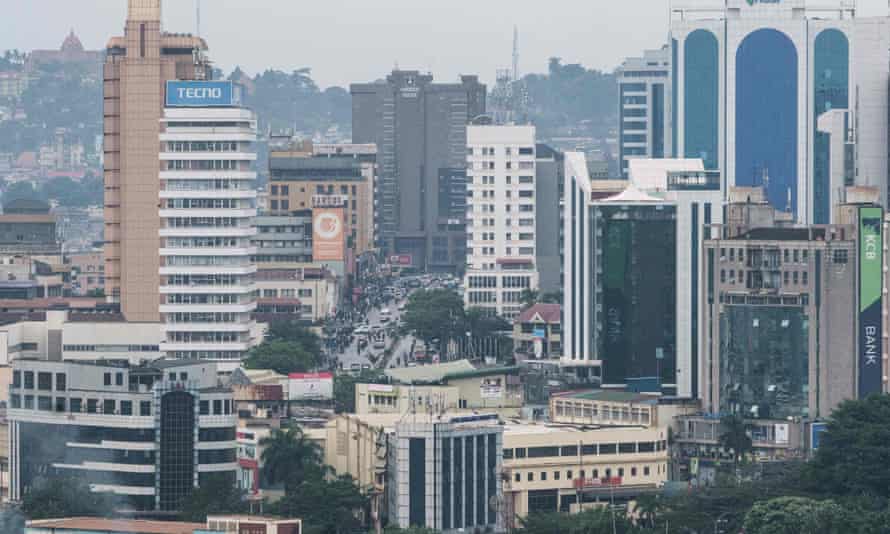 A general view of the city of Kampala, Uganda