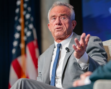 Secretary of Health and Human Services Robert F Kennedy Jr speaks at The Heritage Foundation on 9 February 2026 in Washington.