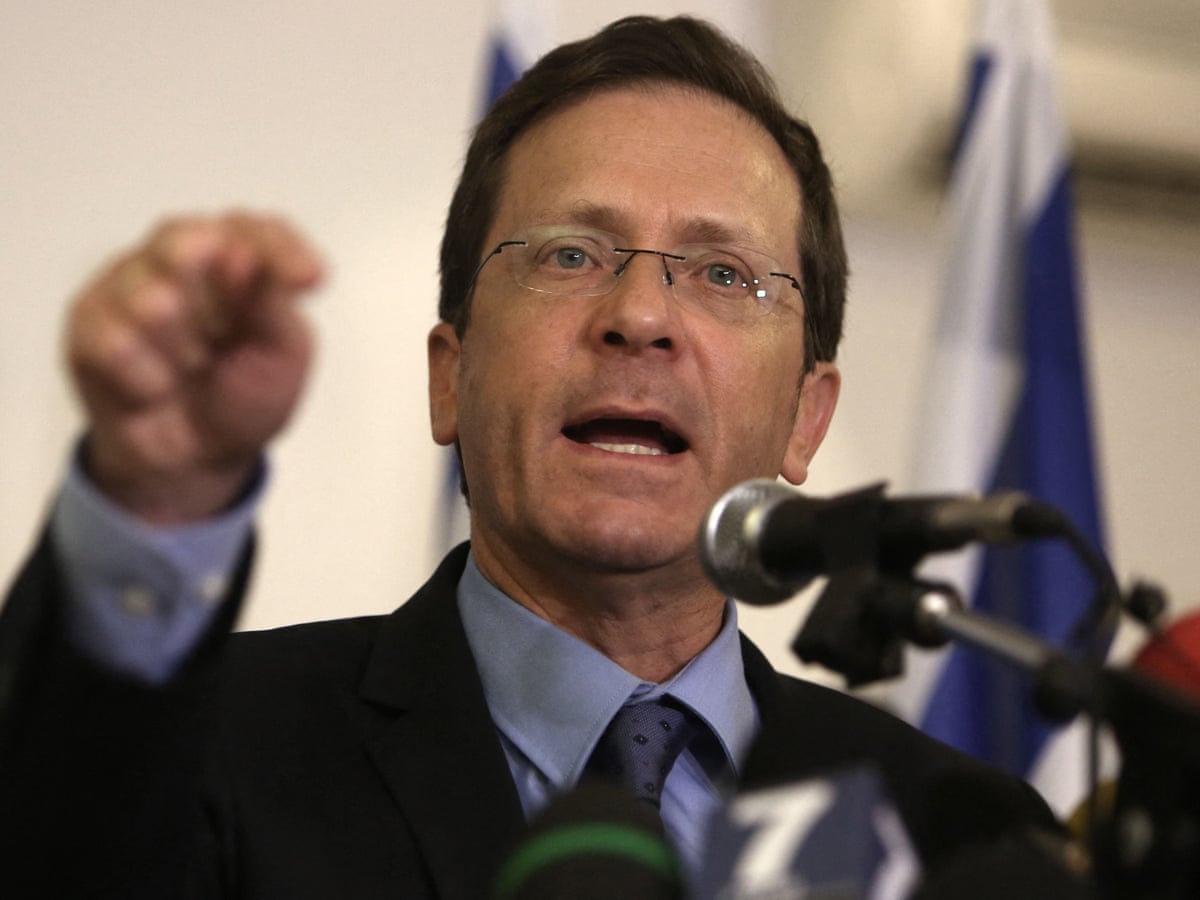 Isaac Herzog: Israel's new president is softly spoken veteran of centre-left | Israel | The Guardian