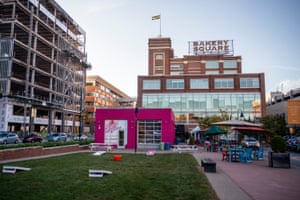 The Google office in Bakery Square which used to be a Nabisco factory.