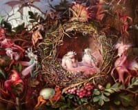 Fairies in a Birds Nest, John Anster Christian Fitzgerald