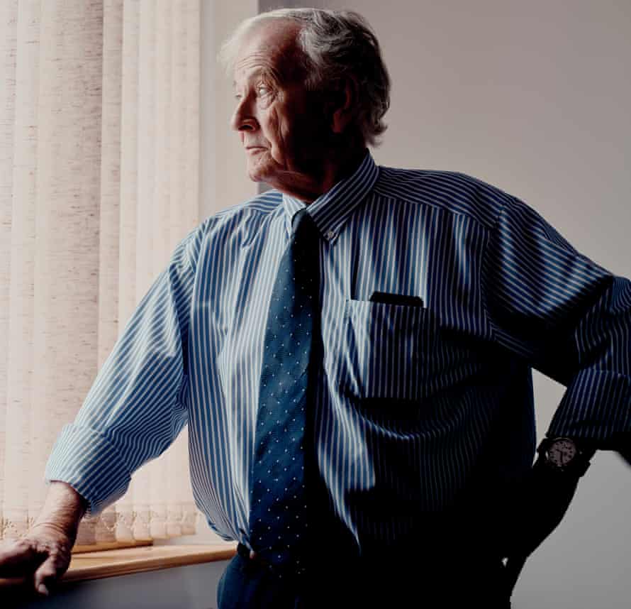 Chris Duncan (MBE), Numatic's CEO and founder, and inventor of Henry the vacuum cleaner, photographed in his office