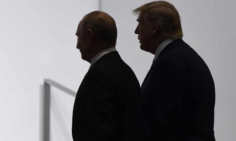 Russia hung over much of Trump’s presidency in part because of his apparent relationship with Russia’s President Putin.