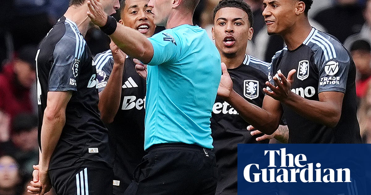 Furious Villa to complain over choice of referee for costly defeat at Manchester United Furious Villa to complain over choice of referee for costly defeat at Manchester United