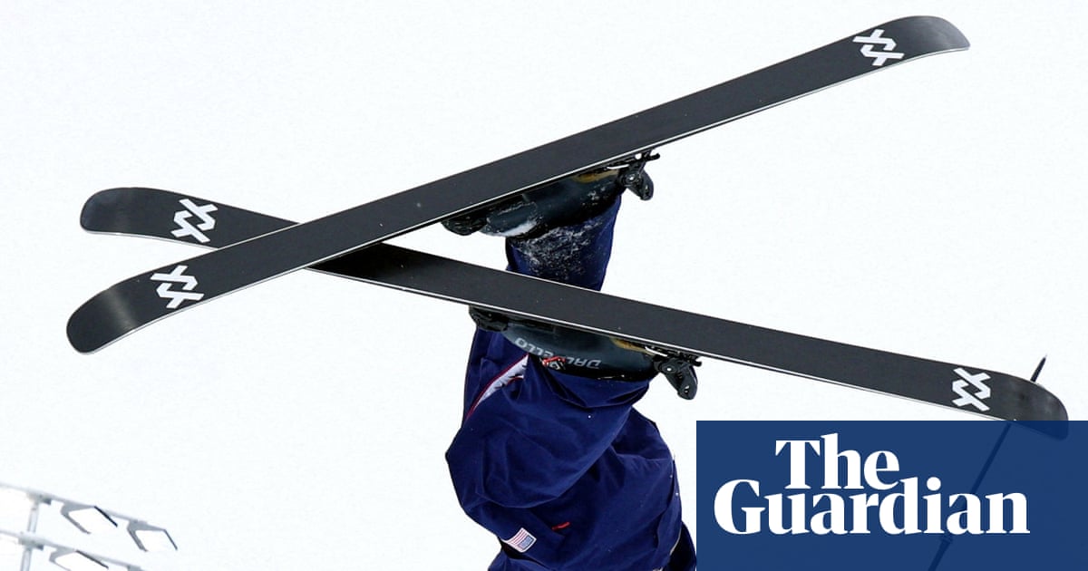 Gus Kenworthy, seen here doing actual athletic feats, as opposed to logging on to bully Olympians from a gold-plated couch.