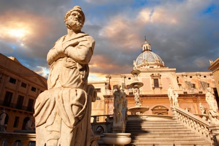 16th-century sculpture in Piazza Pretoria, Palermo, Sicily