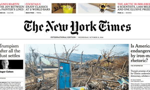 Wednesday’s new-look New York Times International Edition.