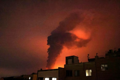 Middle East crisis live: Fire engulfs Kuwait city tower as Iranian strikes hit the Gulf; Trump says Iran being ‘decimated’