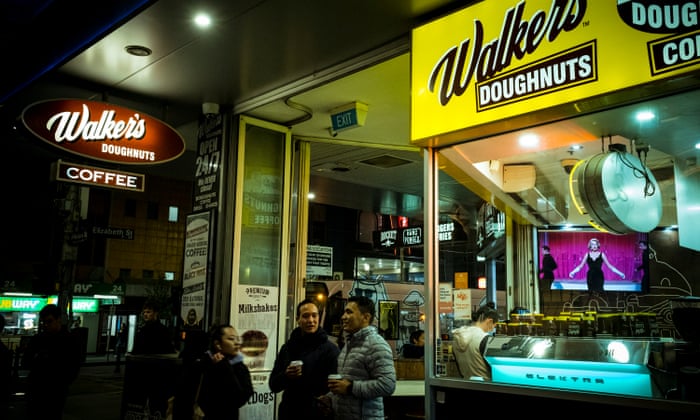 Noor and his friend, fellow Hazara refugee Aziz Bamyani, sip coffee in Melbourne’s CBD before a screening of Barat Ali Baatoor’s film about his horrific journey by boat to Australia