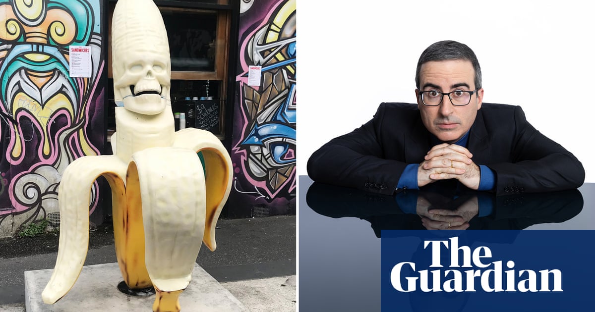 Comedian John Oliver offers to buy Melbourne’s ‘demonic’ banana statue
